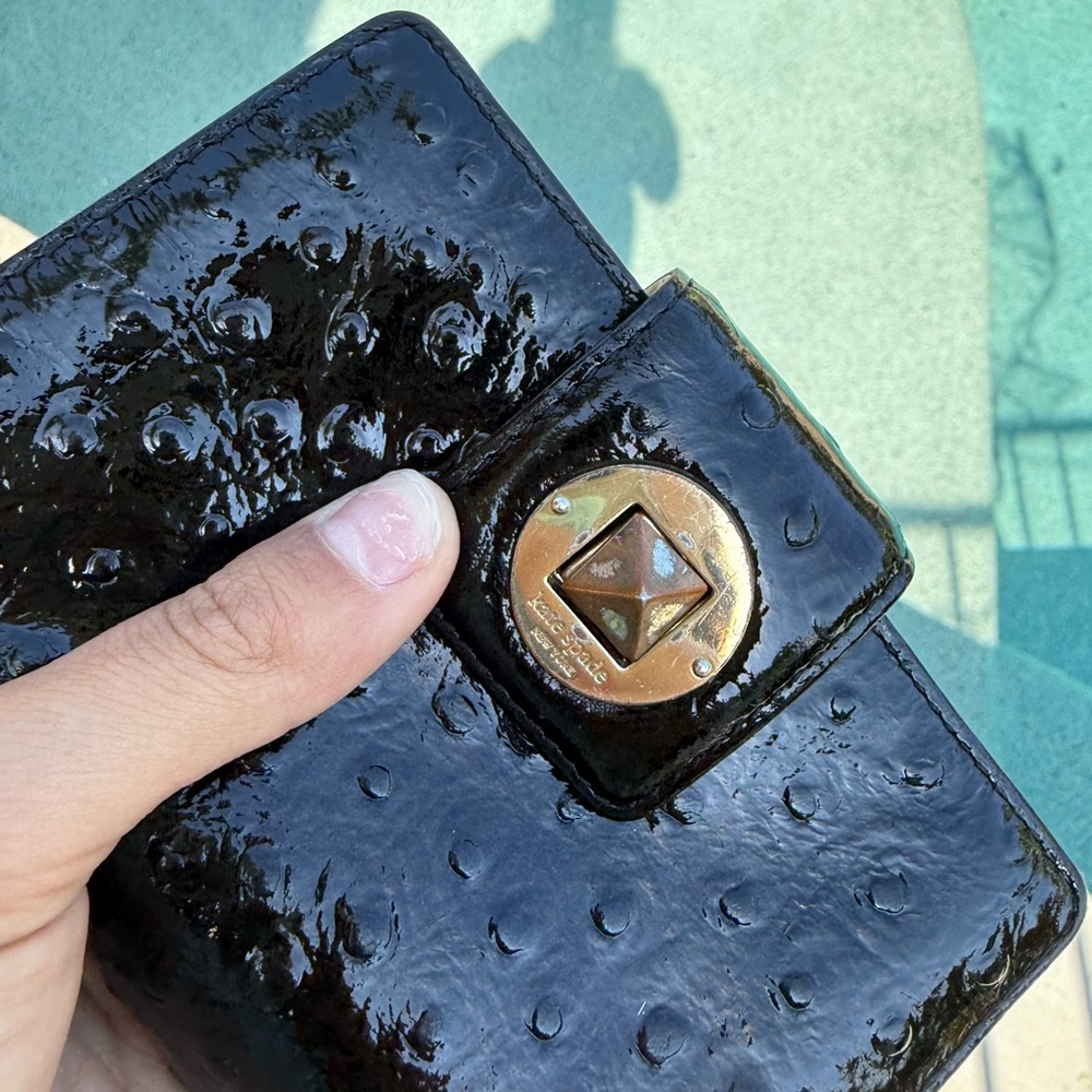 Kate Spade Black Textured Women's Wallet - Picture 7 of 7